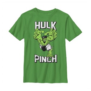 Boy's Marvel Hulk Pinch St. Patrick's T-Shirt - 1 of 3