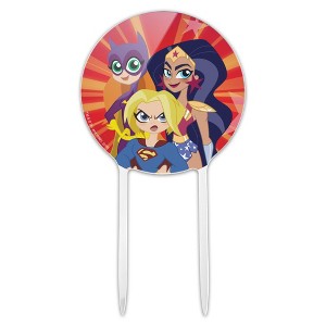 DC Super Hero Girls Girl Group Acrylic Cake Topper - 1 of 4