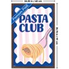 Trends International Reinders: Food - Pasta Club in Blue and Pink Framed Wall Poster Prints - 3 of 4