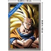 Trends International Dragon Ball Z: Cell Saga - Goku Super Saiya Framed Wall Poster Prints - 3 of 4