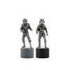 Royal Selangor Hand Finished Star Wars Collection Pewter Rebel & Imperial Pilot Rook Chess Piece Pair Gift - 2 of 4