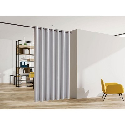 Legacy Decor Blackout Room Divider Panel Privacy Partition Heavyweight Premium Fabric Thermal Insulated Grommet Top