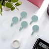 Unique Bargains Utility Colorful Hook Blue 1.97"x1.18" 5Pcs - 2 of 4