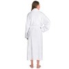 PAVILIA Fleece Robe For Women, Plush Warm Bathrobe, Fluffy Soft Spa Long Lightweight Fuzzy Cozy, Satin Trim - 4 of 4
