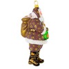 Cody Foster 6.25 In Luxe Santa Christmas Tree Ornament , Christmas Decor Claus Wine/Champagne Bottle (1PC) - 4 of 4