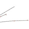 Northlight 20" LED Lighted Firework Silver Branch Hanging Decor - Red - 3 of 3