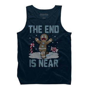 Men's Design By Humans Christmas Is Near! By Raffiti Tank Top - 1 of 3
