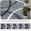 TROPOW Washable Runner Rug  Modern Hallway Rug Non-Slip Low Pile Rug Ultra Thin Accent Rug Indoor Carpet No-Shedding Indoor Floor Carpet Rug - 4 of 4