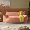 OUTSUPPLY 2-Seater Oversized Bean Bag Chair with Armrests, Removable Washable Cover, Modern Lounge Seat - 3 of 4