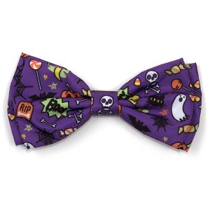 The Worthy Dog Fright Night Bow Tie Adjustable Collar Attachment Accessory - 1 of 2
