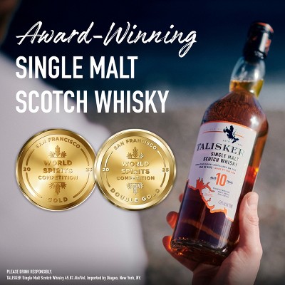 Talisker 10yr Single Malt Scotch Whisky - 750ml Bottle
