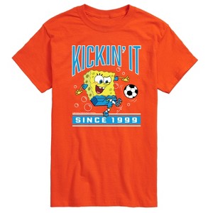 Men's - Spongebob Squarepants - Kickin It Since 1999 -Men's Short Sleeve Graphic T-Shirt Short Sleeve Graphic T-Shirt - 1 of 4