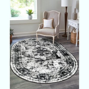 Unique Loom Sofia Salle Garnier Border Indoor Woven Area Rug - 1 of 4