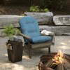 ARDEN Outdoor Plush Modern Tufted Rocking Chair Cushion, Set of 2, 20 x 18, Water Repellent, Fade Resistant - 2 of 4