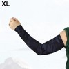 Unique Bargains Basketball Sports Camouflage Cooling Arm Elbow Compression Sleeve Black Blue 1 Pair - 3 of 4