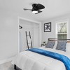 Parrot Uncle 31" Modern Indoor Flush Mount Integrated LED Ceiling Fan - 4 of 4