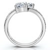 Pompeii3 2.40Ct Forever Us 2-Stone Diamond Ring 14k Gold Lab Created EF/VS - 2 of 4