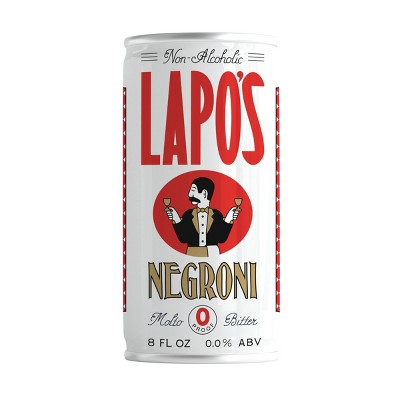 Lapo's Non-Alcoholic Negroni Canned Cocktail - 4pk/236ml Cans