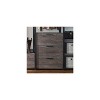 HomeStock Monica Wood Walk In Closet System Rustic Gray - 4 of 4