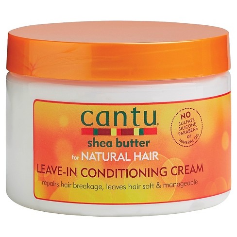 Cantu Shea Butter Natural Leave In Conditioning Cream 12 Fl Oz Target