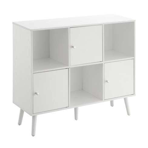 Cabinet,3 Drawer,3 Doors,Side Table,Storage Space,White - On Sale