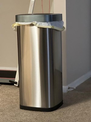 EKO EcoSmart Soft-Square Stainless Steel Motion Sensor Trash Can