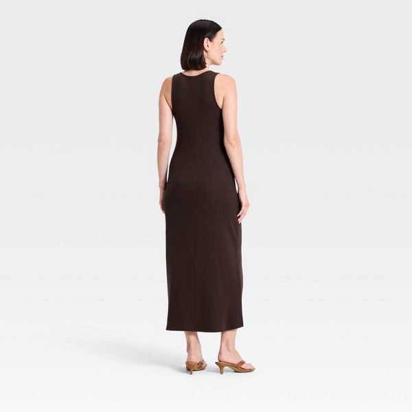 Vestido maxi de punto con cuello ojal y cuentas para mujer - A New Day™ 2
