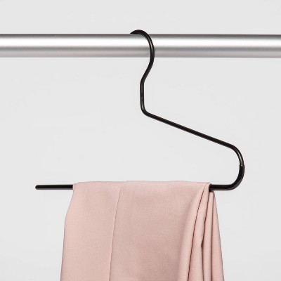 10-Pack Black Stainless Steel Pant Hangers
