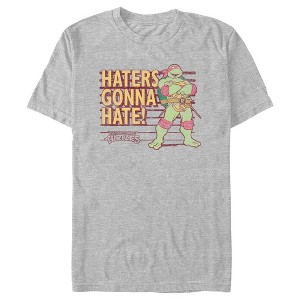 Men's Teenage Mutant Ninja Turtles Distressed Raphael Haters Gonna Hate! T-Shirt - 1 of 4