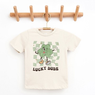 The Juniper Shop Lucky Dude Checkered Youth Short Sleeve Tee