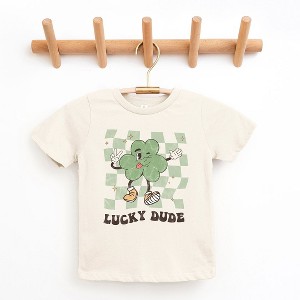 The Juniper Shop Lucky Dude Checkered Toddler Short Sleeve Tee - 1 of 2