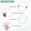 Unique Bargains Silicone Swimming Gloves Webbed Gloves Half-Finger Frog Type for Diving 2 Pairs - 2 of 4