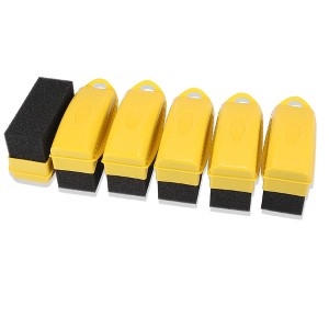 Unique Bargains Wheel Dressing Shine Applicator Wax Pad Sponge w/o Lid - 1 of 3