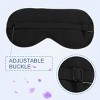 Unique Bargains Travel Sleep Rest Relax Sleeping Blindfold Shield Eye Mask  1 Pc Black : Target