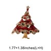 Unique Bargains Christmas Brooches YNCP736-1 Alloy Dripping Wax Multicolor 1 Pc - 3 of 4