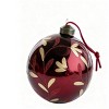 YOOCOZZ Trendy Household Christmas Decor, Party Accessories Set - Red Xmas Ball Ornaments, Glass Decorative Hanging Ball Xmas Tree Ornaments - 3 of 4