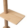 Wall-Mounted Cat Scratching Pad for Small to Large Cat, Indoor Wood Cat Tree with Hammock, Cat Scratcher Perch - 3 of 4