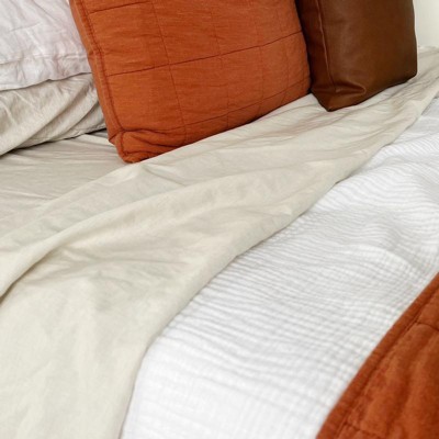 Mélange Dyed Sheet Set - Hearth & Hand™ With Magnolia : Target