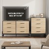 38.6" Tall Dresser, 4 Dresser for Bedroom, Wooden Closet Storage Chest, Storage Freestanding, for Living Room, Bedroom - 3 of 4