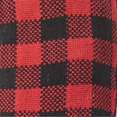 Red and Black Buffalo Plaid Christmas Stocking
