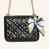 Unique Bargains Double Layer Bow Handbag Charm 1 Pc - 2 of 4