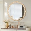 Spassway 31" x 31" Versatile Decorative Mirror Wall Art for Bathroom Living Room Bedroom Entryway Home and Office Decor Black/Brown Available - 2 of 4