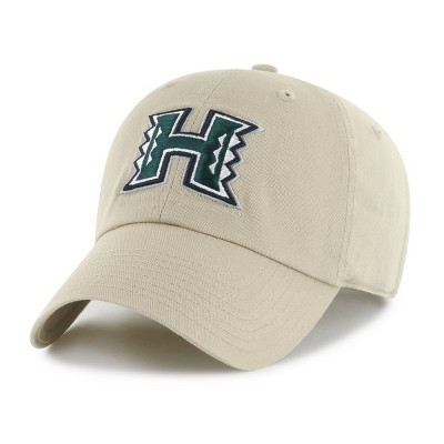 NCAA Hawaii Rainbow Warriors Khaki Clean Up Hat