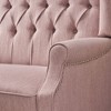 Oversized Fabric Wingback Push-Back Recliner Chair with Nailhead Trim and Tufted Back - 3 of 4