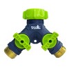 Ray Padula Carbon Fiber Deluxe Metal "Y" Splitter: Dual Faucet Attachment, EZGrip, Leakproof - 4 of 4