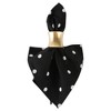 Design Imports  Polka Dot Printed Napkin Set 4 Piece, Black/White, 18X18" - 3 of 4