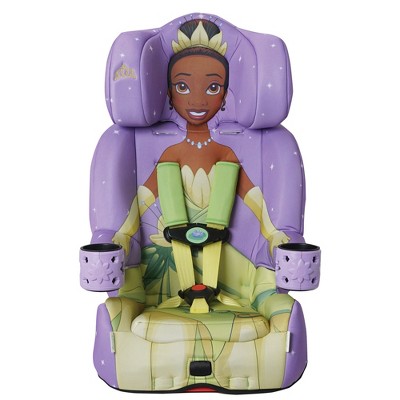 KidsEmbrace Disney Princess Tiana Safety Vehicle Combination 5 Point Harness High Back Booster Car Seat for Ages 12 Months to 10 Years Old
