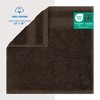 American Soft Linen 100% Cotton Turkish Premium Quality 4 Piece Washcloth Set, 13x13 inches Washcloth Hand Face Towels for Bathroom and Kitchen Washrags - 2 of 4