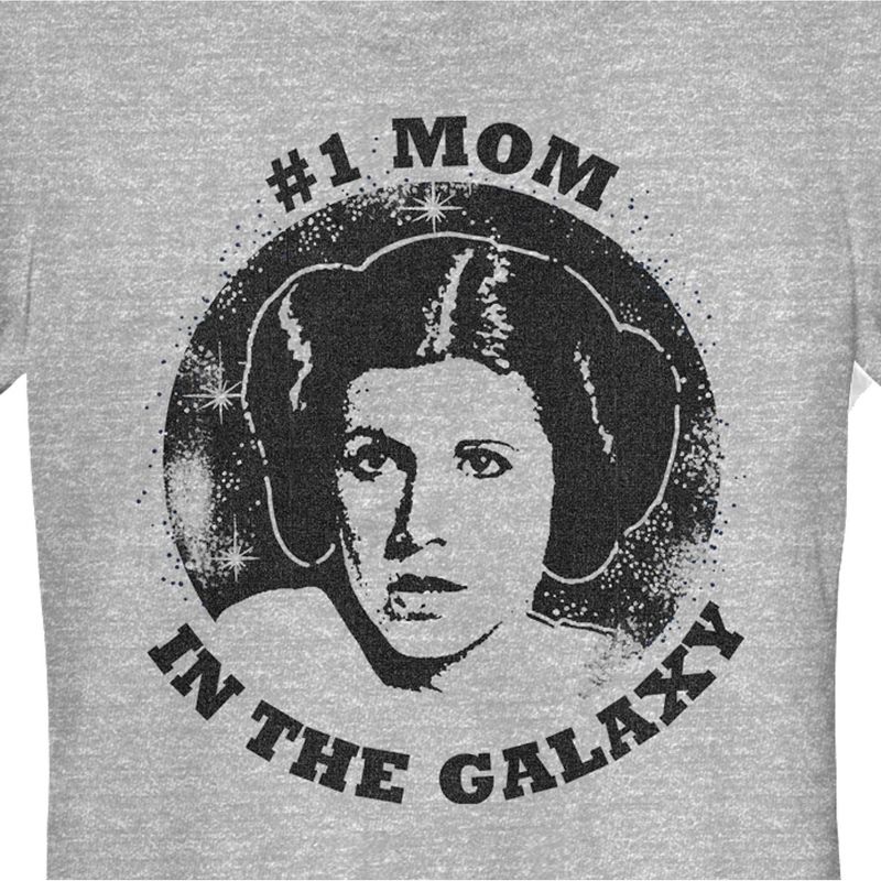 Juniors Womens Star Wars: A New Hope Number One Galactic Mom  T-Shirt -  -, 2 of 5