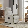 Miriam Upholstered Lift Assist Power Recliner Chair for Elderly| ART OF LIVING DESIGNS - 4 of 4